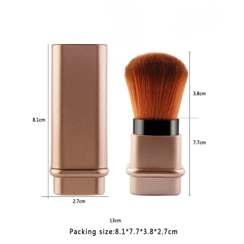 Square Retractable Blush Makeup Brush